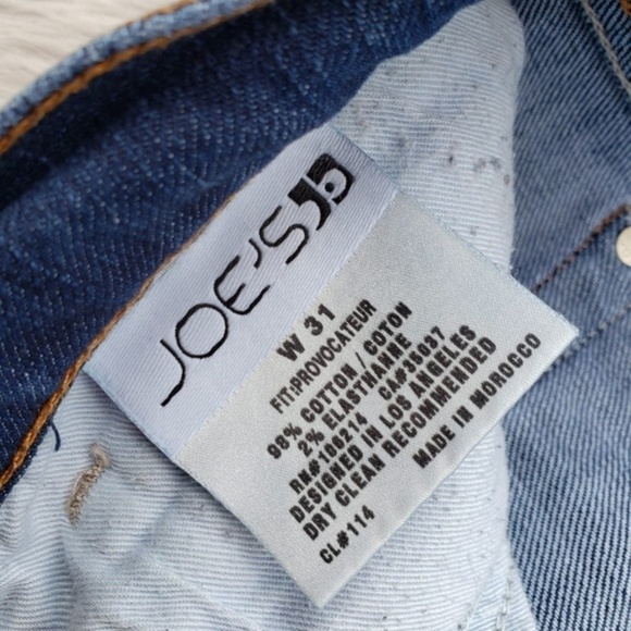 JOE'S PROVOCATEUR wide leg blue jeans sz 31 - Picture 4 of 5